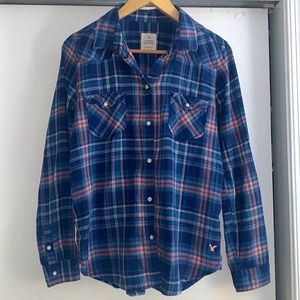 MEDIUM American eagle “vintage boyfriend” flannel
